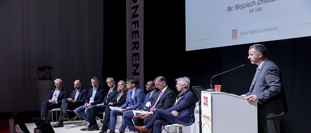 Conference on stage