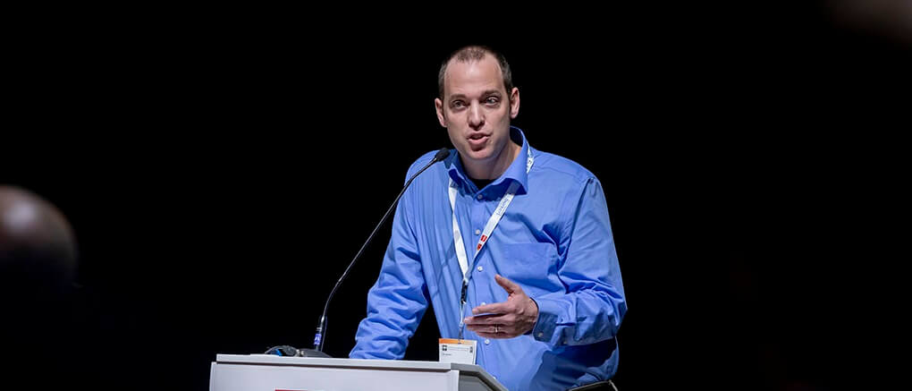 Conference on stage